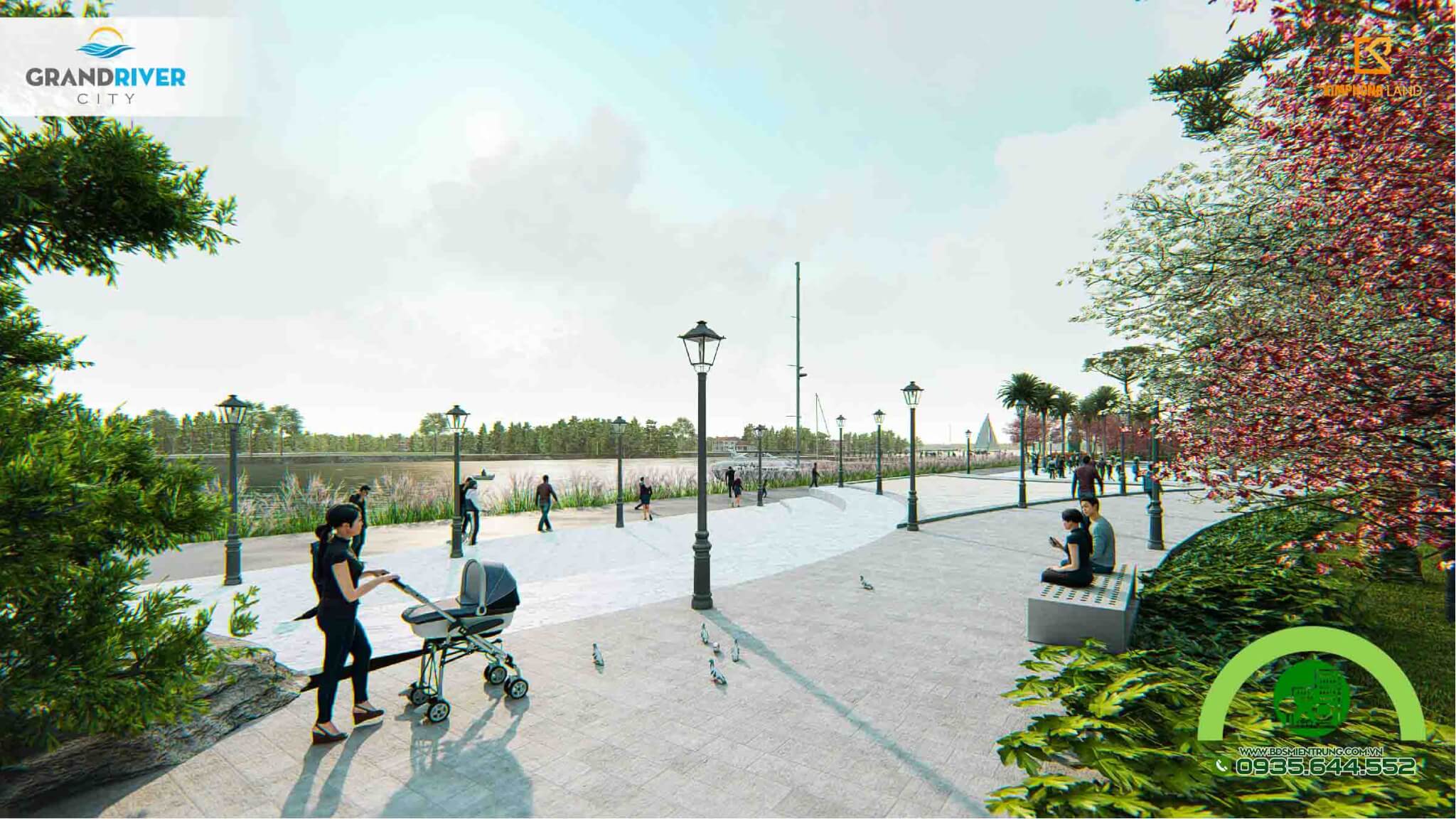 Phối cảnh dự án Grand River City - Ảnh 4