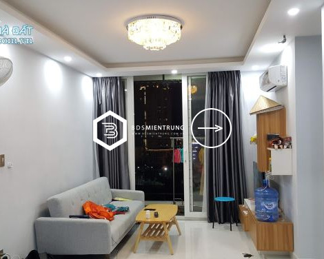 Cho thuê căn hộ chung cư 2PN đầy đủ nội thất, gần cầu Trần Thị Lý 0