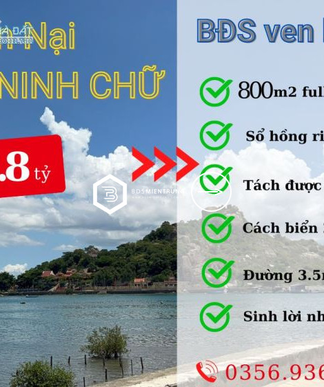 Nhà vườn 800m2 đất biển full thổ cư sổ hồng ven Đầm Nại, Ninh Thuận 0